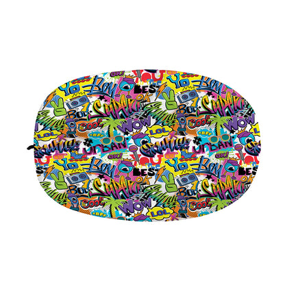 Colorful Graffiti Pattern Print Car Side Mirror Covers