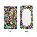 Colorful Graffiti Pattern Print Changing Pad Cover