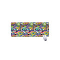 Colorful Graffiti Pattern Print Extended Mouse Pad