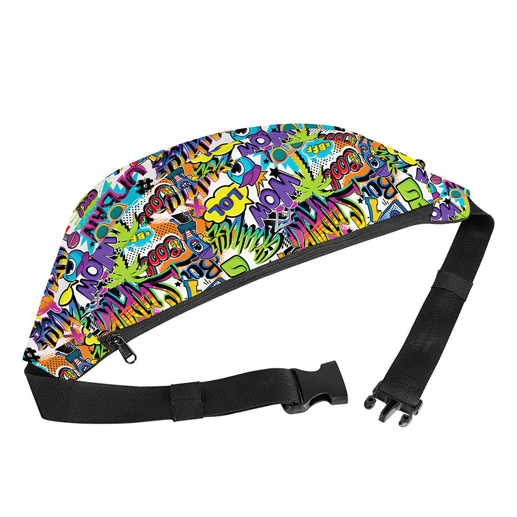 Colorful Graffiti Pattern Print Fanny Pack
