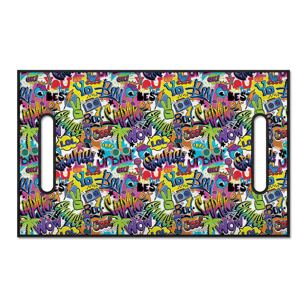 Colorful Graffiti Pattern Print Golf Cart Seat Cover