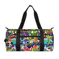Colorful Graffiti Pattern Print Gym Bag
