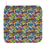 Colorful Graffiti Pattern Print Hand Towel