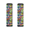 Colorful Graffiti Pattern Print Handle Covers