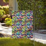 Colorful Graffiti Pattern Print House Flag