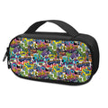 Colorful Graffiti Pattern Print Portable Cooler Travel Case