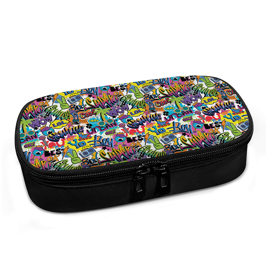 Colorful Graffiti Pattern Print Insulin Cooler Travel Case