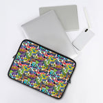 Colorful Graffiti Pattern Print Laptop Sleeve