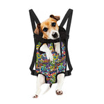 Colorful Graffiti Pattern Print Pet Carrier Backpack