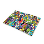 Colorful Graffiti Pattern Print Pet Cooling Mat Cover
