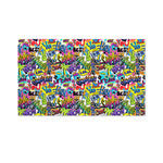 Colorful Graffiti Pattern Print Polyester Flag