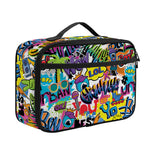 Colorful Graffiti Pattern Print Portable Lunch Bag