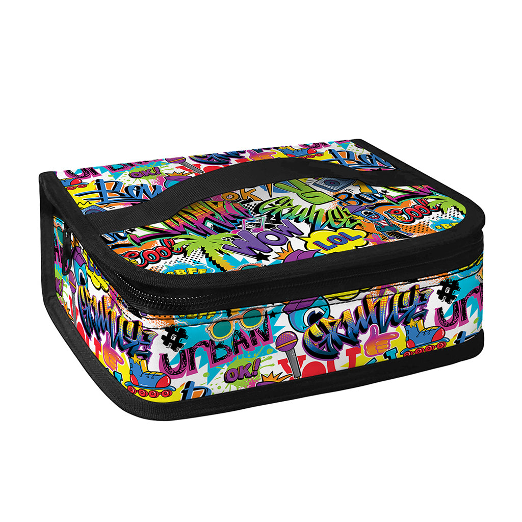 Colorful Graffiti Pattern Print Small Lunch Bag