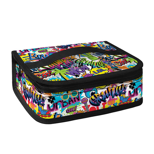Colorful Graffiti Pattern Print Small Lunch Bag