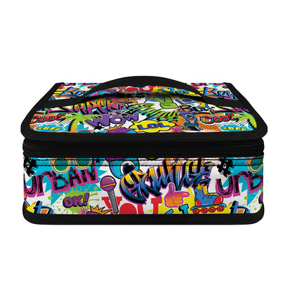 Colorful Graffiti Pattern Print Small Lunch Bag