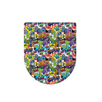 Colorful Graffiti Pattern Print Toilet Lid Cover