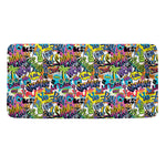 Colorful Graffiti Pattern Print Towel