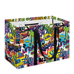 Colorful Graffiti Pattern Print Utility Tote Bag