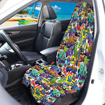 Colorful Graffiti Pattern Print Waterproof Car Seat Cover