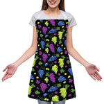 Colorful Grapes Pattern Print Adjustable Apron