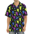Colorful Grapes Pattern Print Aloha Shirt