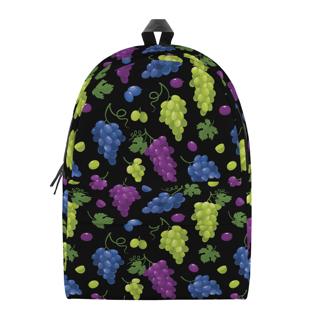 Colorful Grapes Pattern Print Backpack