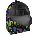 Colorful Grapes Pattern Print Backpack
