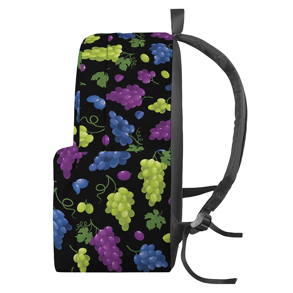Colorful Grapes Pattern Print Backpack