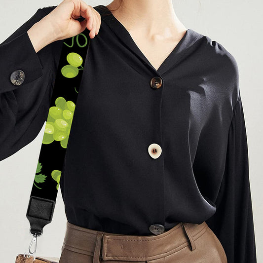 Colorful Grapes Pattern Print Bag Strap