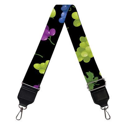 Colorful Grapes Pattern Print Bag Strap