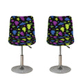 Colorful Grapes Pattern Print Bar Stool Covers