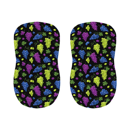 Colorful Grapes Pattern Print Bar Stool Covers