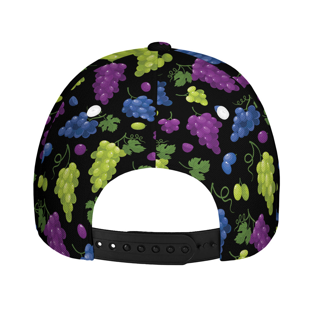 Colorful Grapes Pattern Print Baseball Cap