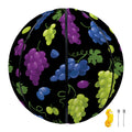 Colorful Grapes Pattern Print Basketball