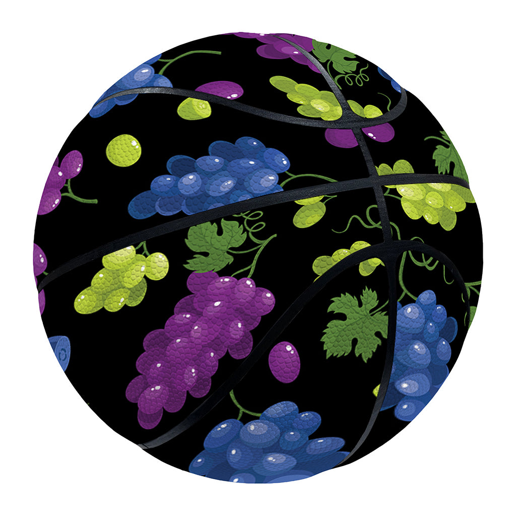 Colorful Grapes Pattern Print Basketball