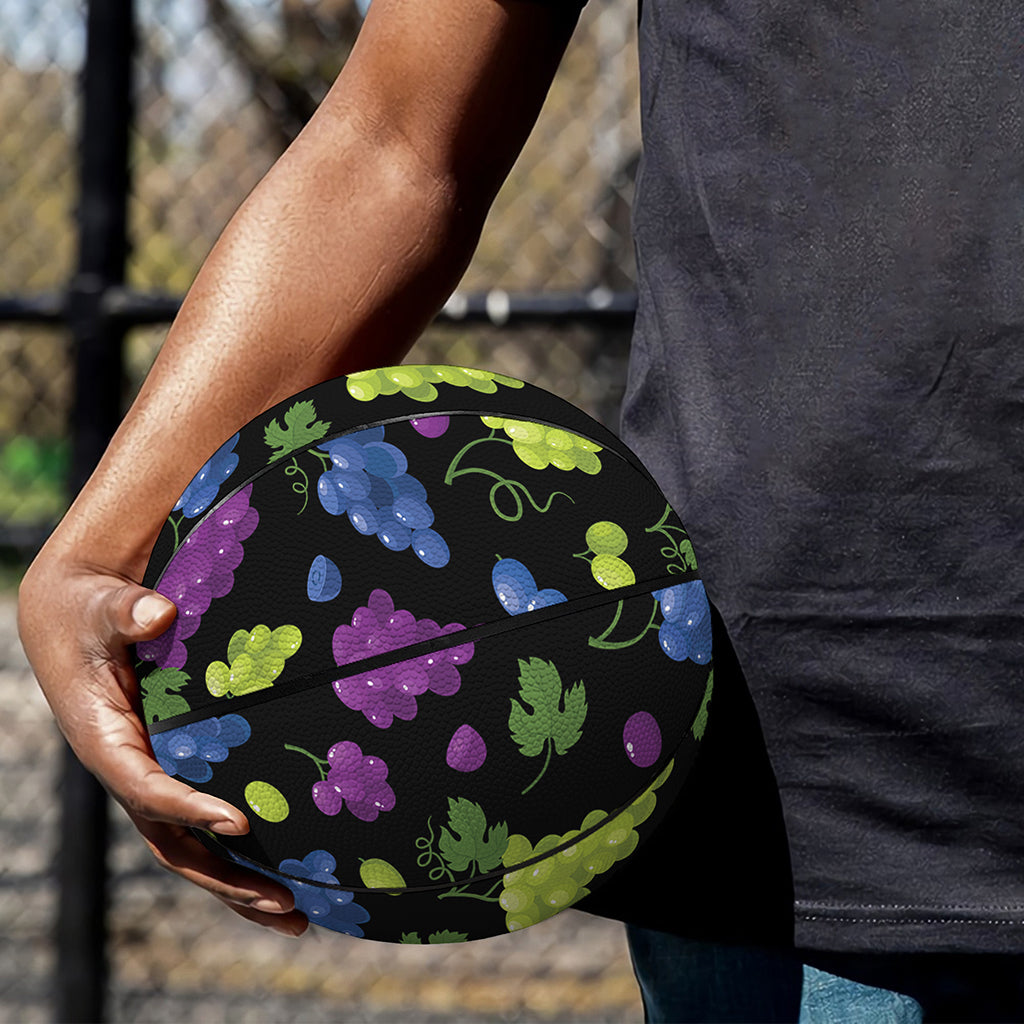 Colorful Grapes Pattern Print Basketball