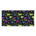 Colorful Grapes Pattern Print Beach Towel