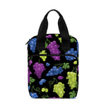 Colorful Grapes Pattern Print Bible Tote Bag