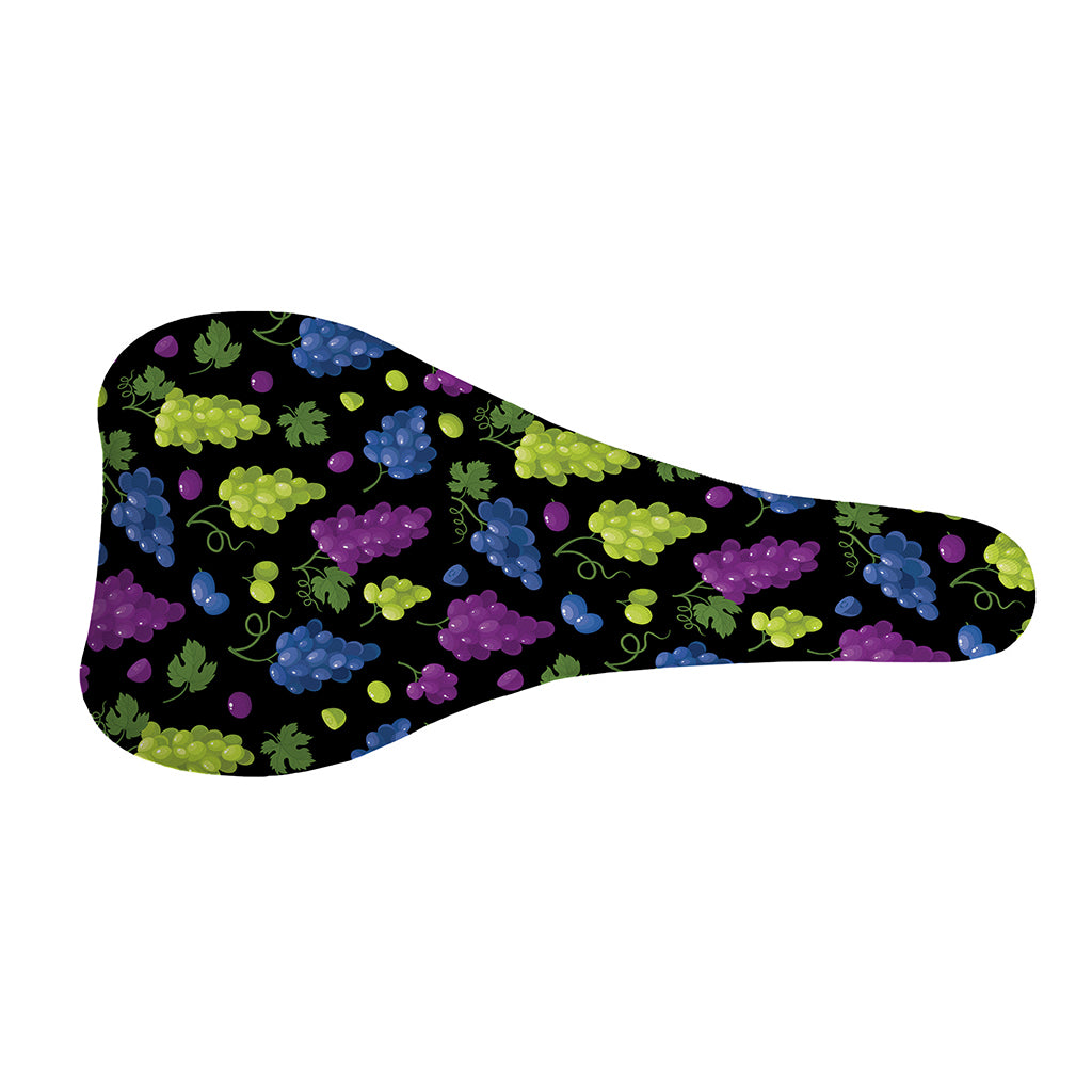 Colorful Grapes Pattern Print Bicycle Seat Cover