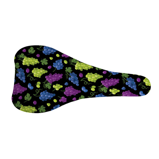 Colorful Grapes Pattern Print Bicycle Seat Cover