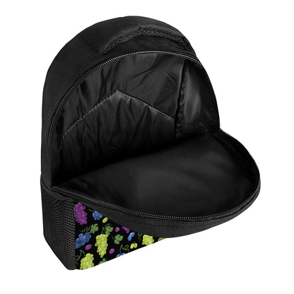 Colorful Grapes Pattern Print Casual Backpack