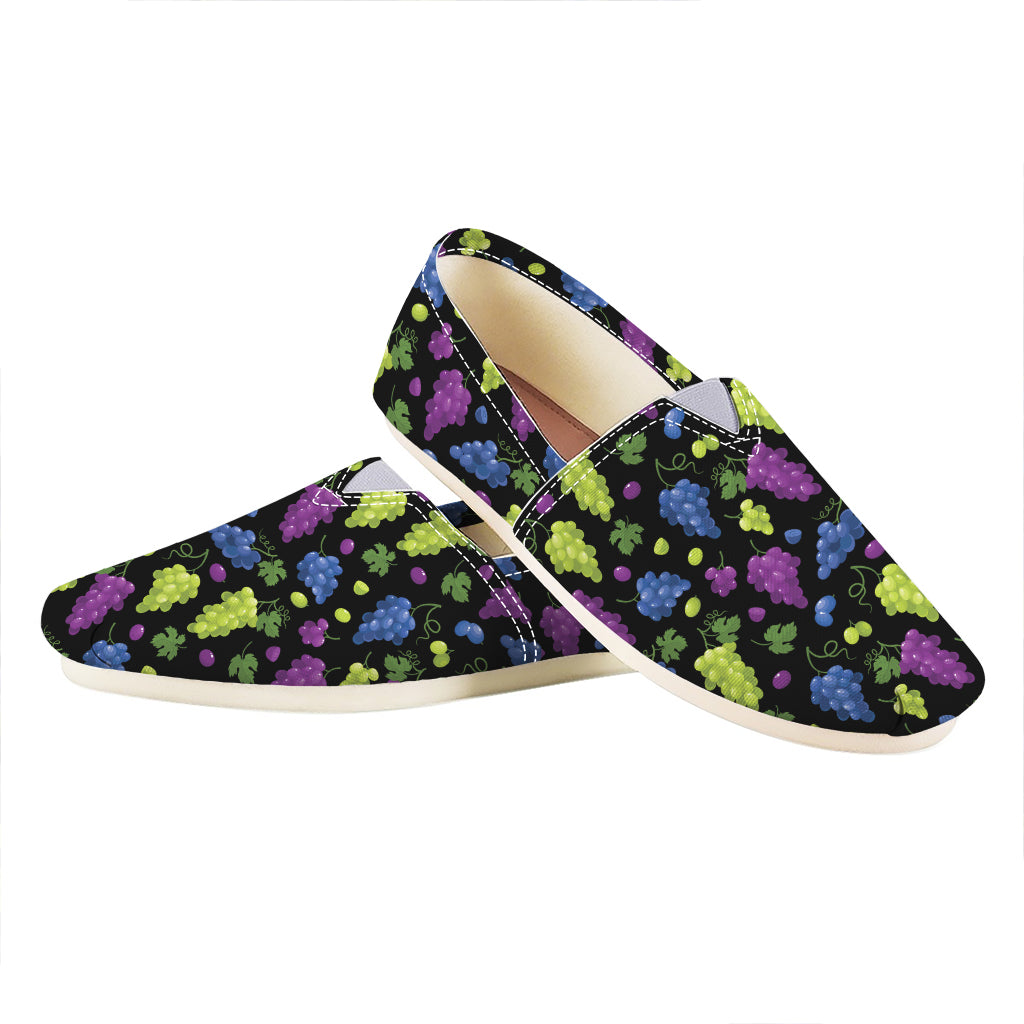 Colorful Grapes Pattern Print Casual Shoes
