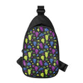 Colorful Grapes Pattern Print Sling Bag