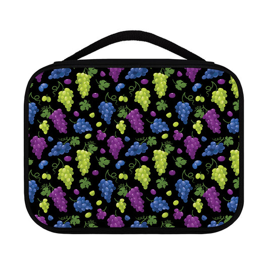Colorful Grapes Pattern Print Classic Bible Case