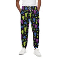 Colorful Grapes Pattern Print Cotton Sweatpants