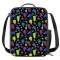 Colorful Grapes Pattern Print Crossbody Lunch Bag