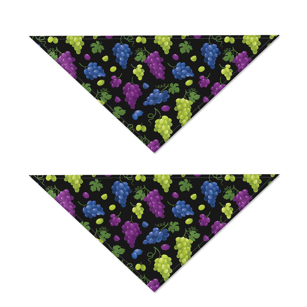 Colorful Grapes Pattern Print Dog Bandana