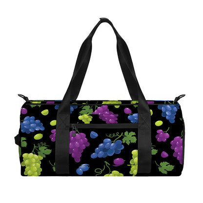 Colorful Grapes Pattern Print Gym Bag