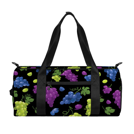 Colorful Grapes Pattern Print Gym Bag