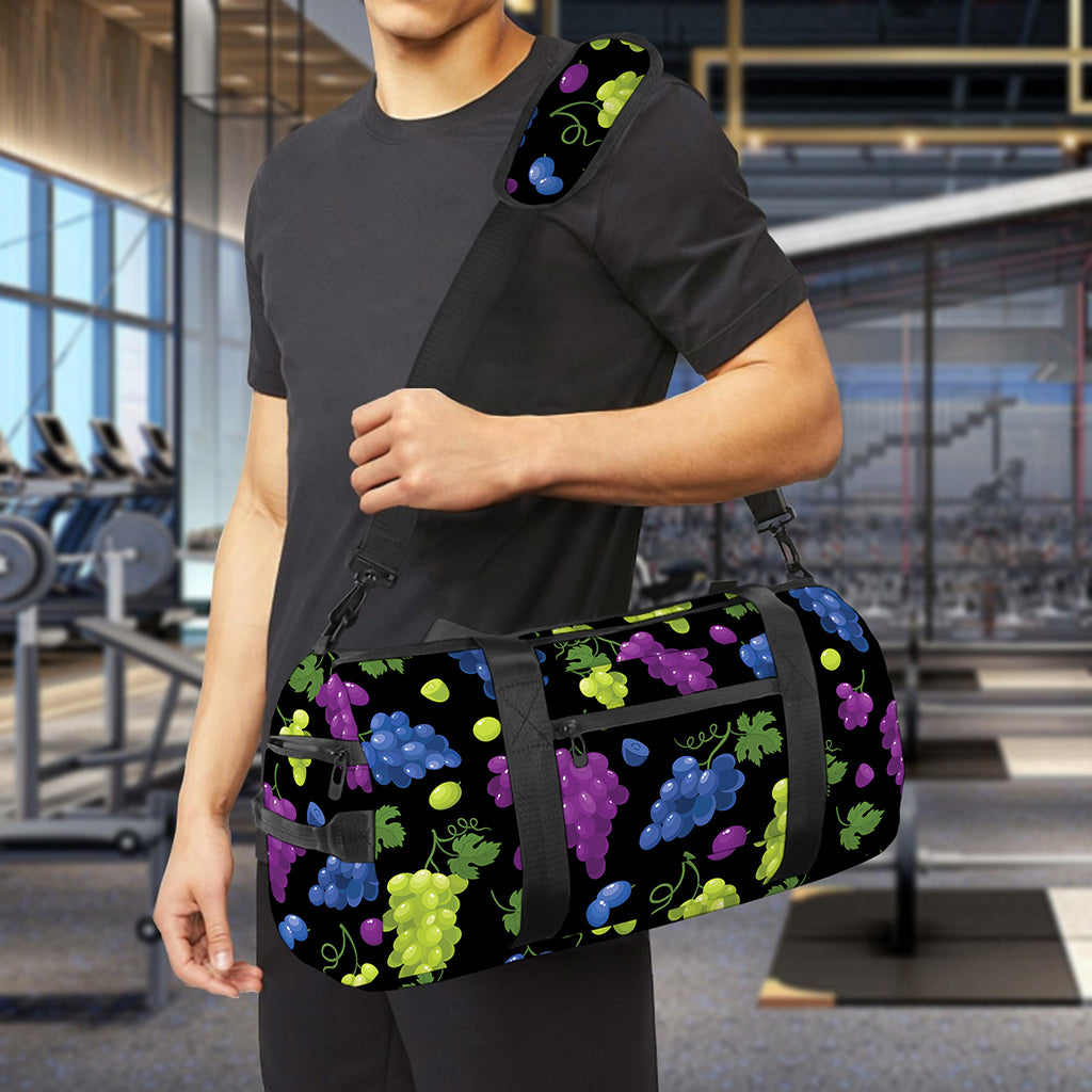Colorful Grapes Pattern Print Gym Bag